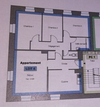  Appartement � vendre 5 pi�ces 78 m�