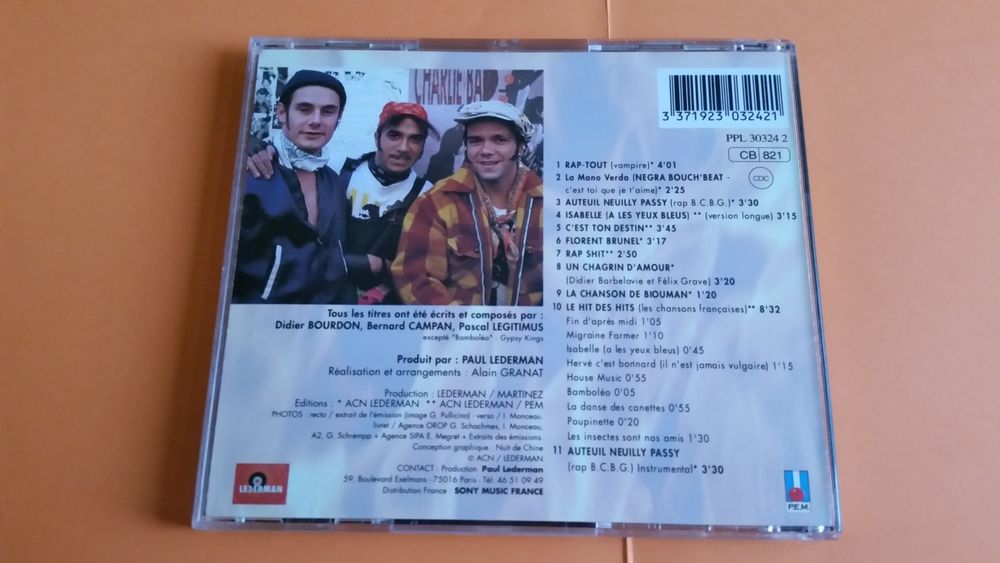 LES INCONNUS CD et vinyles