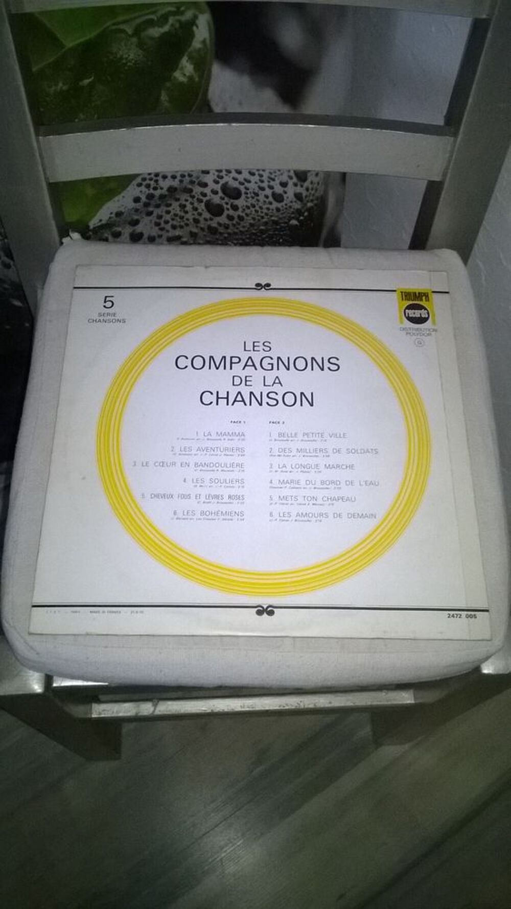 Vinyle Les Compagnons De La Chanson
S&eacute;rie Chansons 5
1970
CD et vinyles