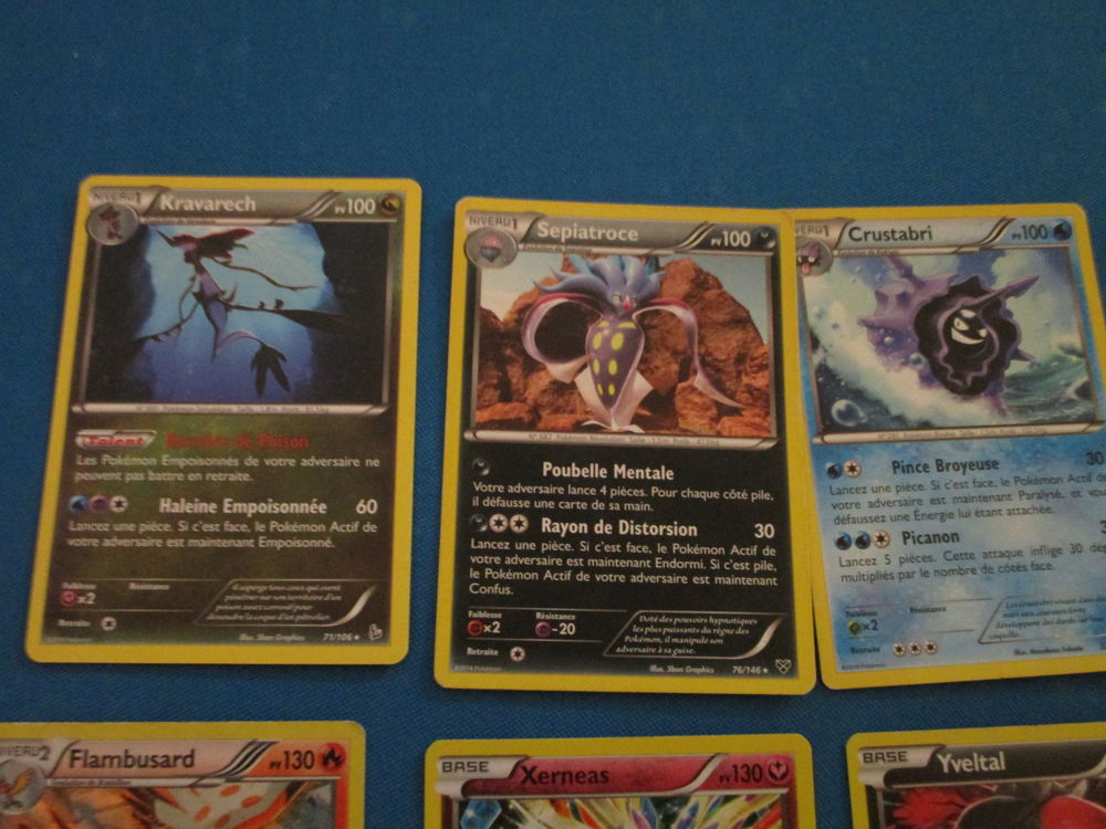 LOT CARTES POKEMON"NIDOQUEEN-GOLEMASTOC-FLABUSARD" LOT AP16L Jeux / jouets