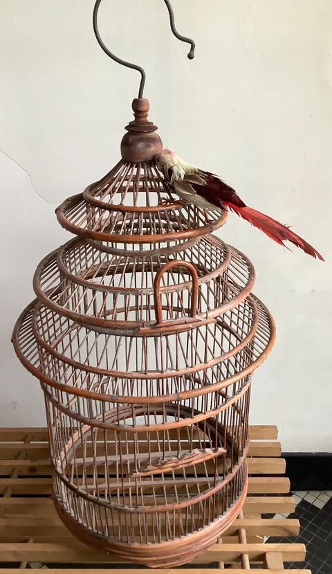 Trs jolie cage  oiseaux artisanale rapporte de Singapour 85 Bordeaux (33)