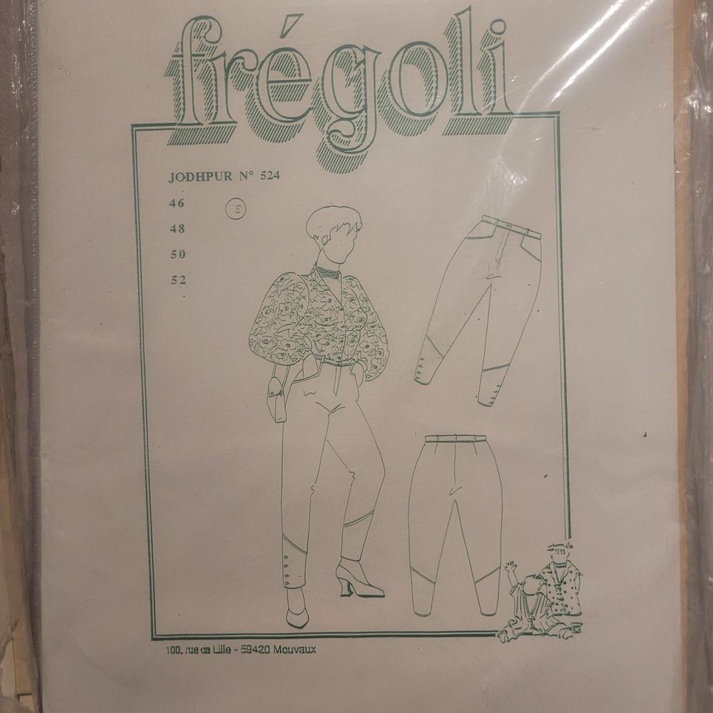PATRONS FR&Eacute;GOLI NEUFS Vêtements