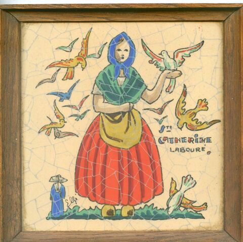 Sainte Catherine Labour� Tableau 20 Rennes (35)