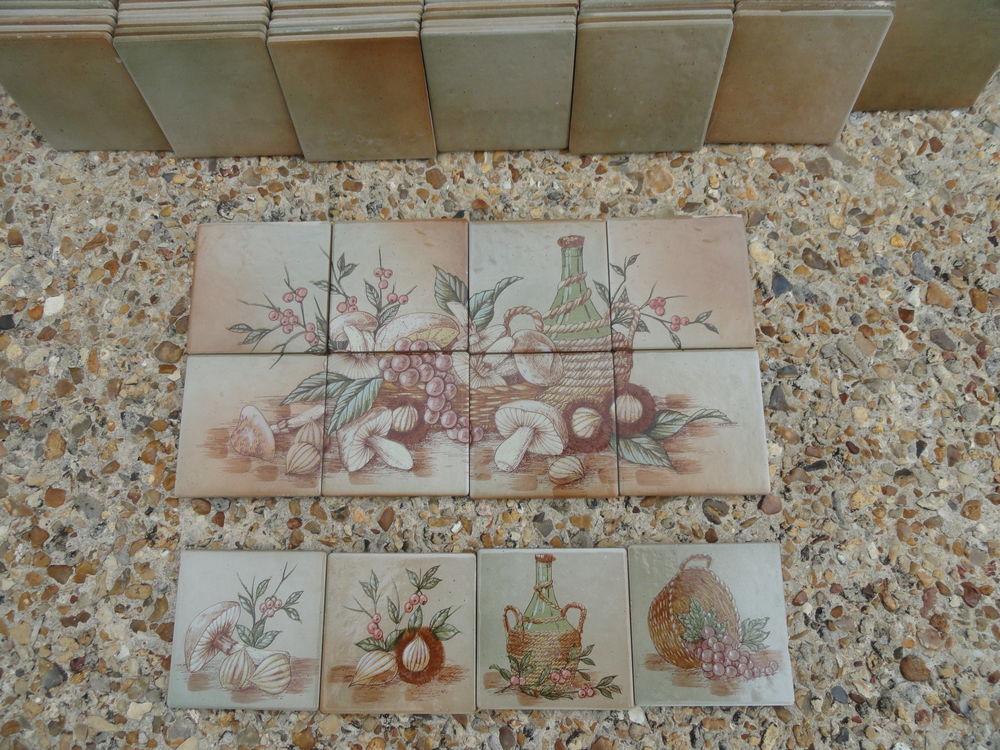 Carreaux de faience de r&eacute;emploi Bricolage