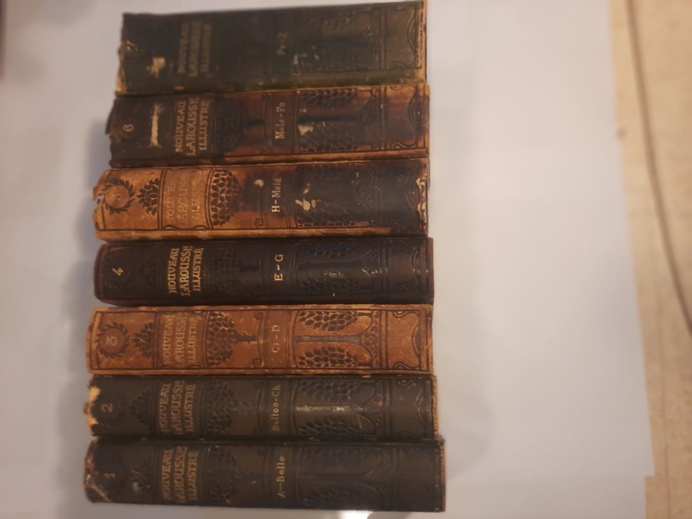 Je vous propose 7-TOMES livre ancien (1910), de colection ra 