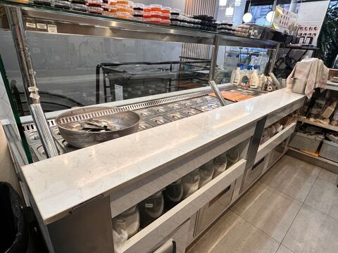 Comptoir réfrigéré + frigo intégré " Idéal à emporter 9000 75006 Paris