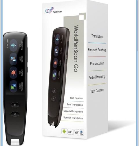 WorldPenScan Go| Stylo Scanner| Autonome sans Fil| Ecran Tactile LCD| Surligneur numrique| Stylo de Lecture| Traducteur multilingue 120 Claye-Souilly (77)
