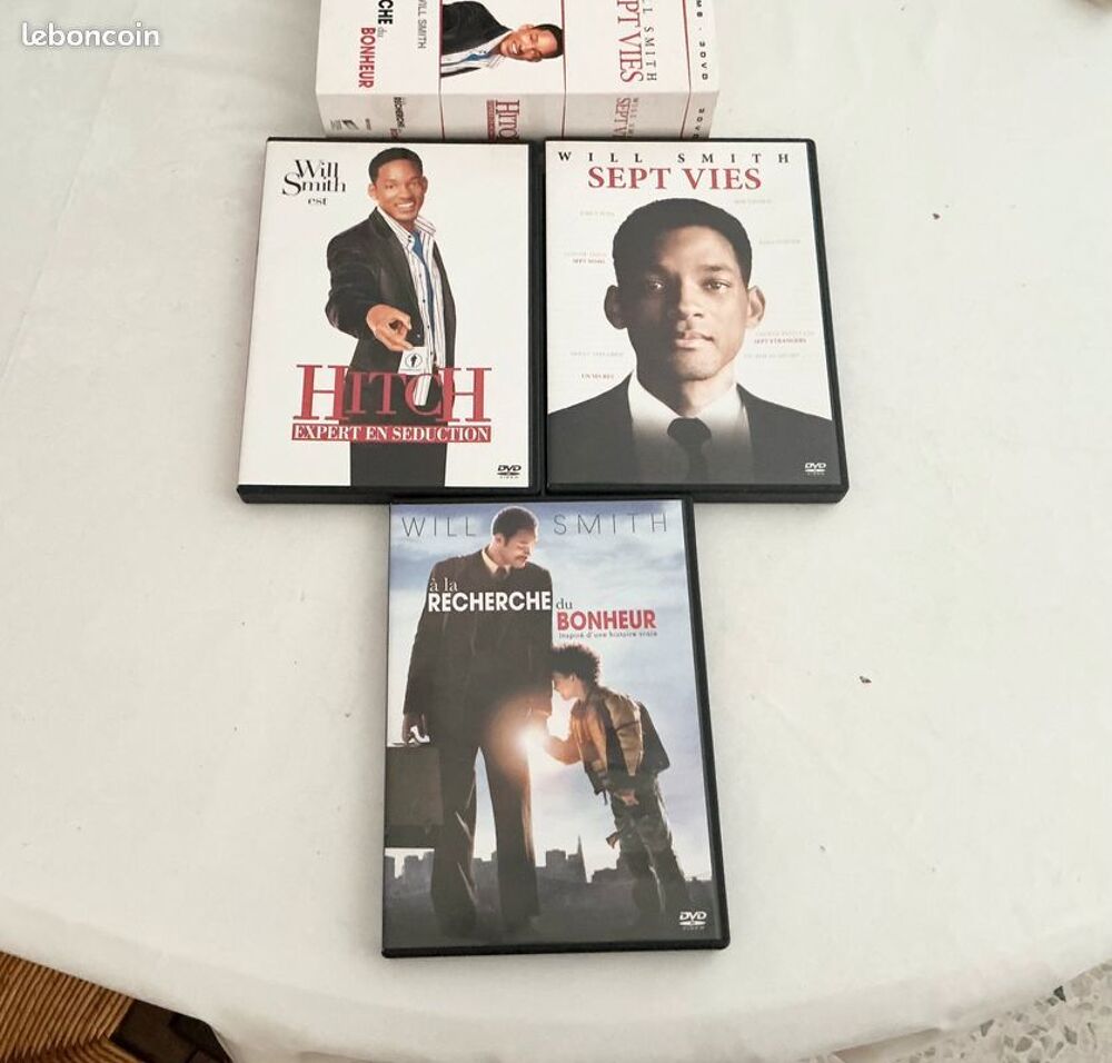 COFFRET DE TROIS DVD DE FILMS DE WILL SMITH Photos/Video/TV
