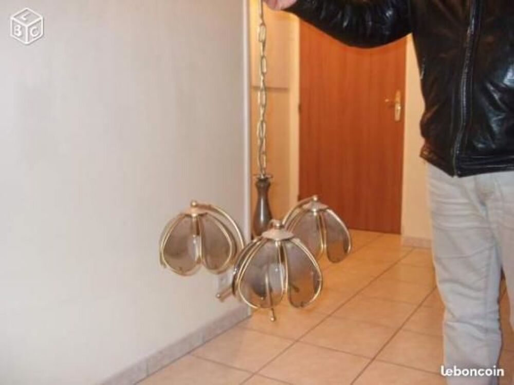 2 lustres de Suspension 3 Appliques Décoration