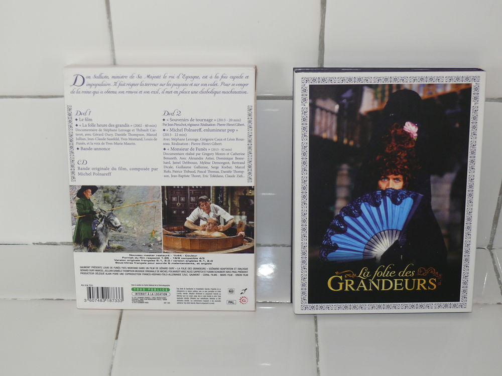 DVD : "La folie des grandeurs" DVD et blu-ray