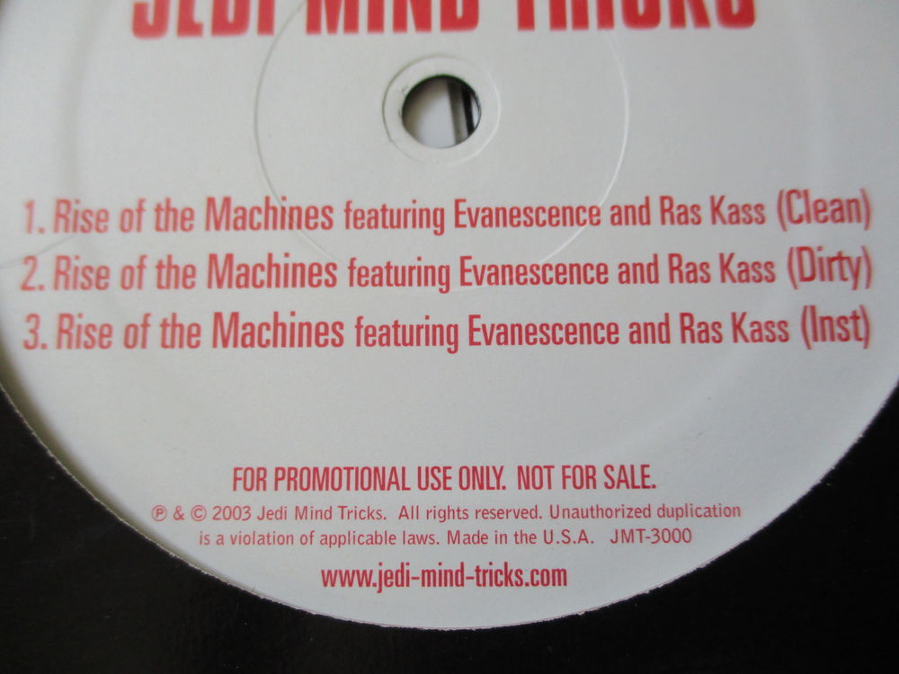 JEDI MIND TRIXKS MAXI 45 TOURS VINNIE PAZ HIP HOP CD et vinyles