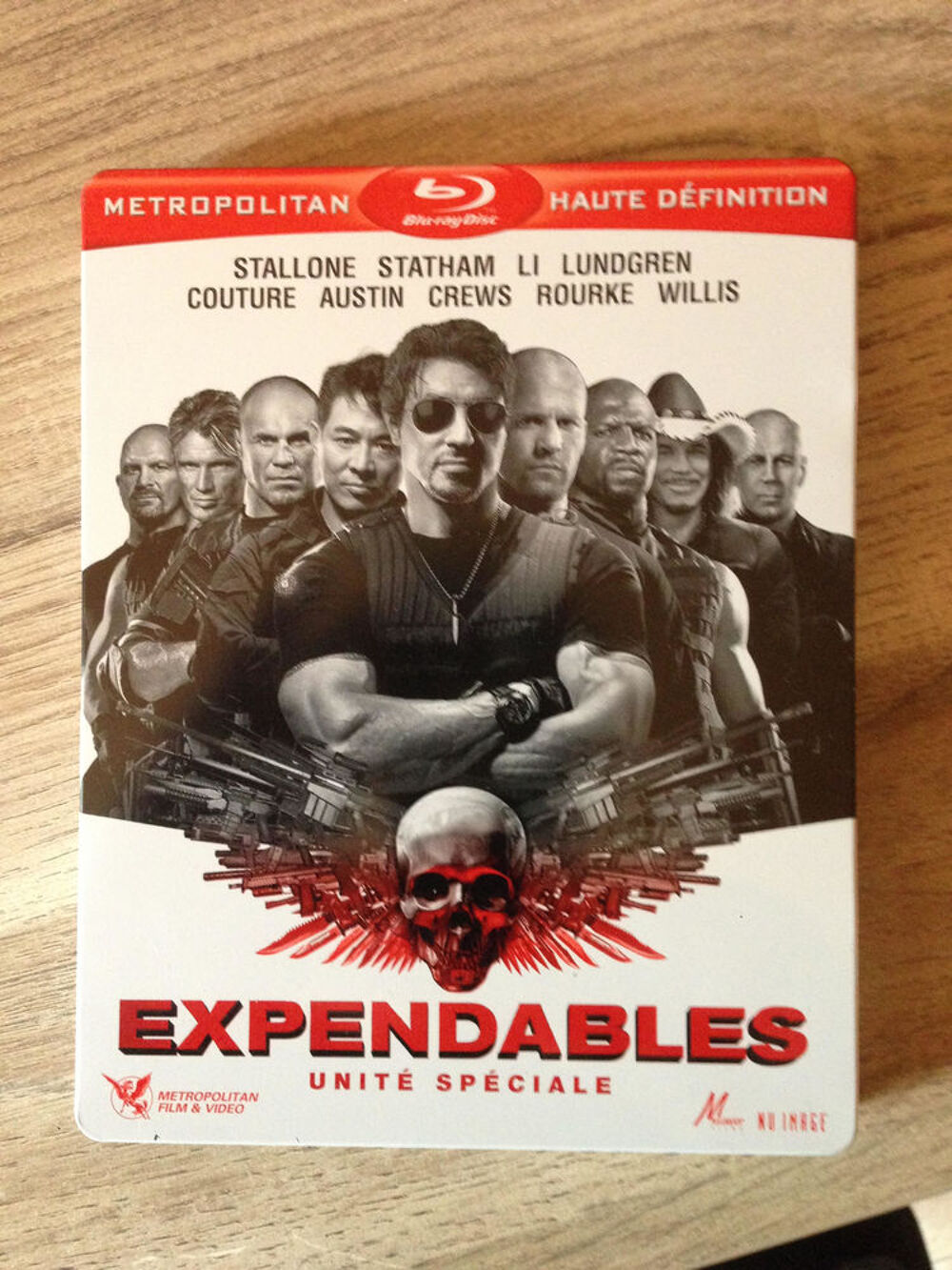 Vends Blu Ray boitier m&eacute;tal " Expendables " DVD et blu-ray