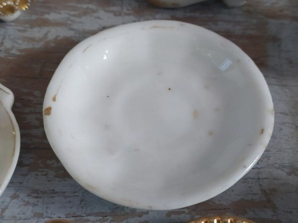 Ancienne Dinette Service &agrave; Th&eacute; Porcelaine de Paris XIXeme 