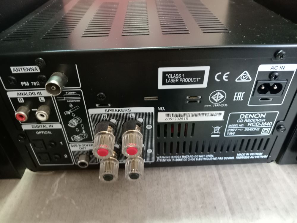 micro HI-FI DENON 2X30 W DENON Audio et hifi