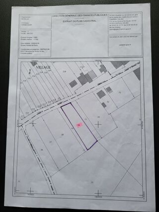  Terrain  vendre 1360 m Vannecourt