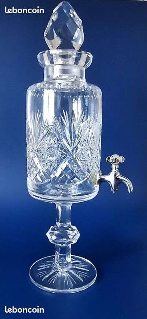 MAGNIFIQUE SERVICE A WHISKY EN CRISTAL TAILLE NEUF ! 60 Champigneulles (54)