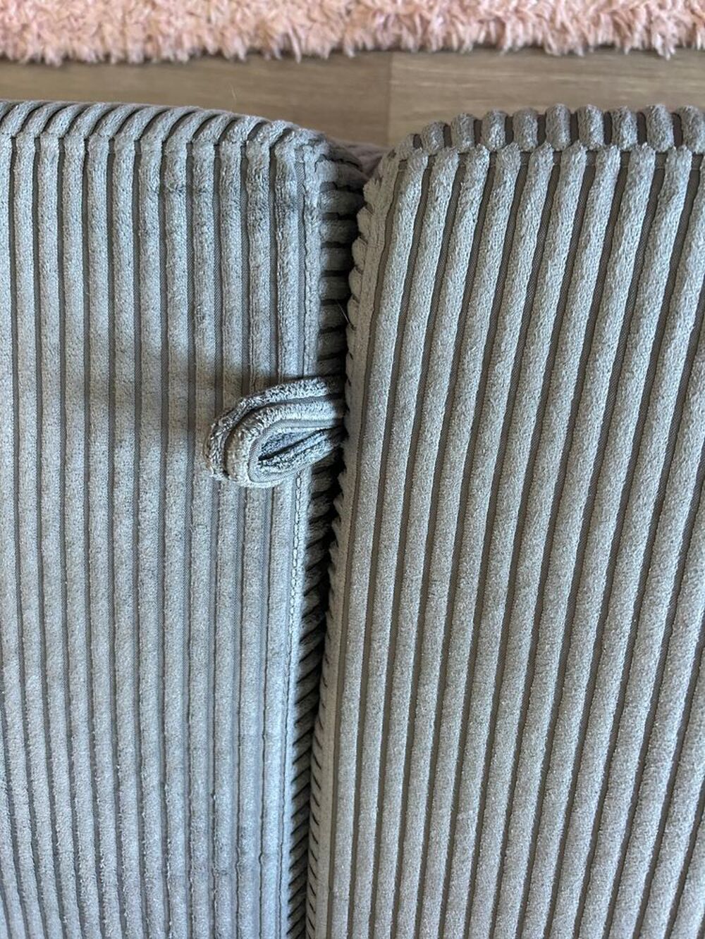 Canap&eacute; Gabin CV3 gris fonc&eacute;, en tissu c&ocirc;tel&eacute; Meubles