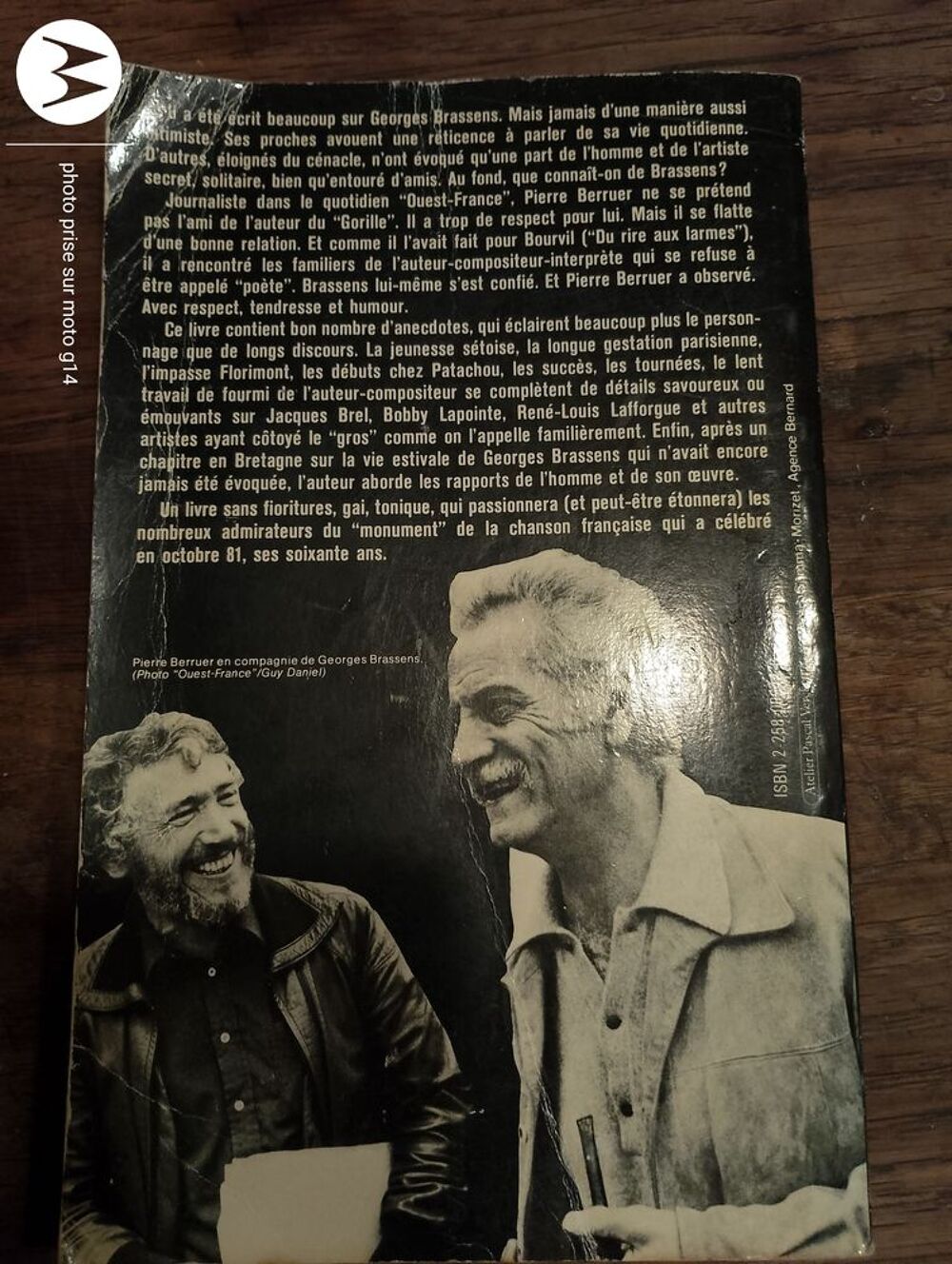 Livre Georges Brassens - La marguerite et le Chrysanth&egrave;mes Livres et BD