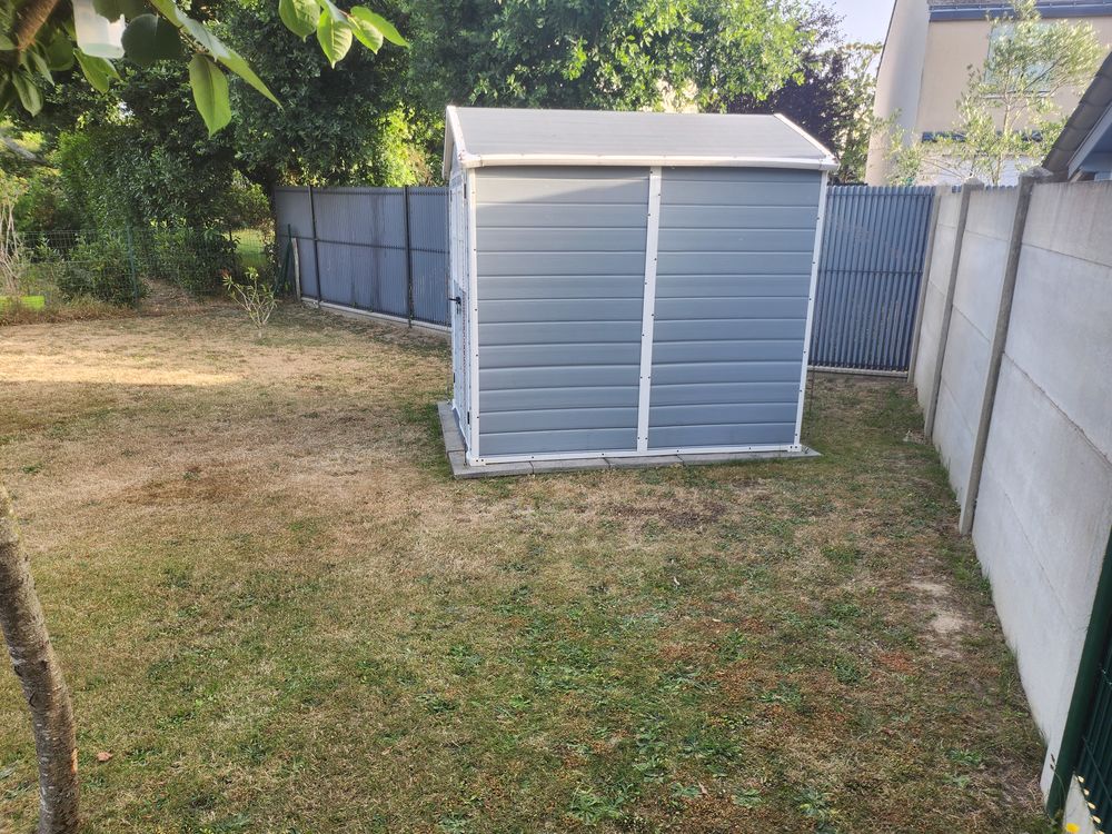 chalet de jardin 4,80m2 avec support dalle 50x50 Jardin