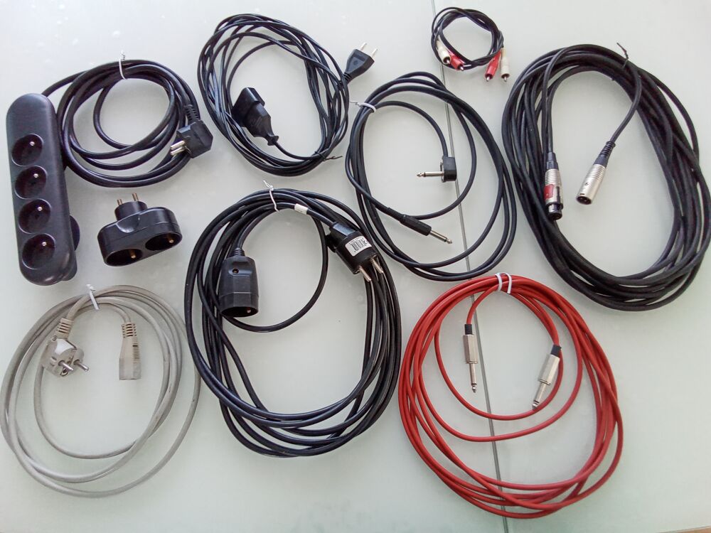 C&acirc;ble divers XLR, Jack, RCA, DIN etc... Instruments de musique
