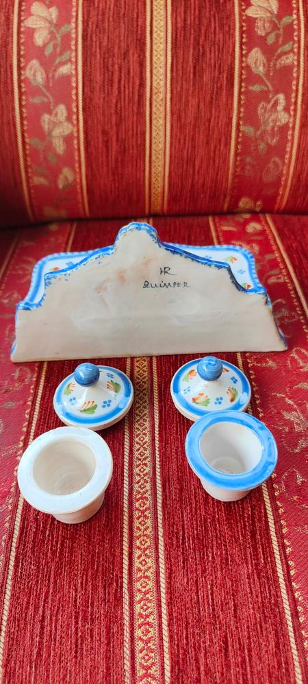 Encrier double HB Quimper 
