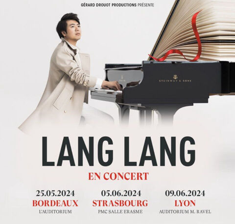 Recherche 2 places pour le concert de LANG LANG le 25 Mai 2024 �  l'op�ra de Bordeaux. 300 Bordeaux (33)
