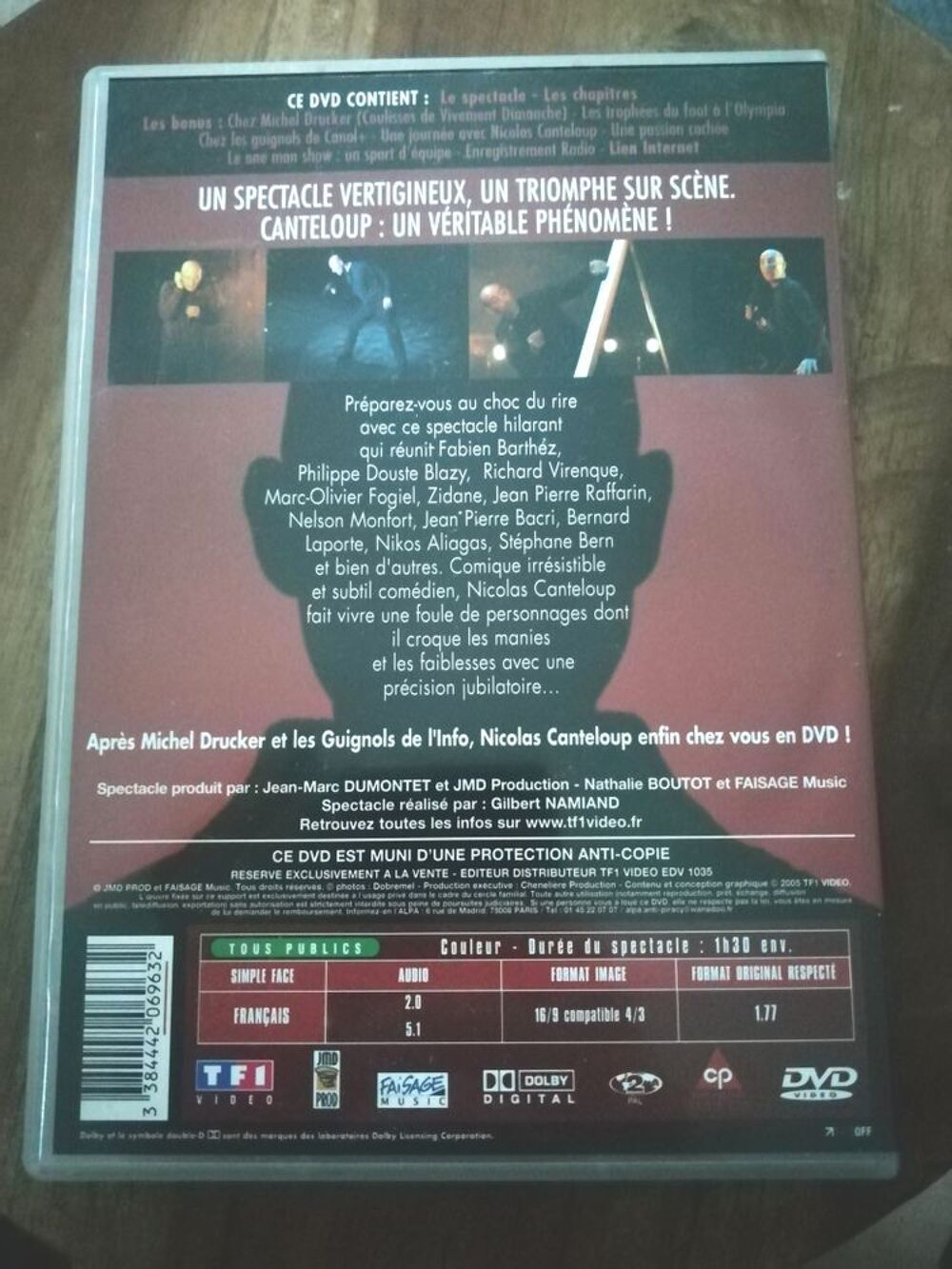 Dvd Nicolas Canteloup au Palais des Glaces DVD et blu-ray