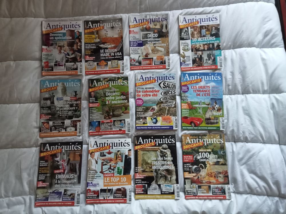 133 anciennes revues antiquit&eacute; brocante
ann&eacute;e de 2001 &agrave; 2012 Livres et BD