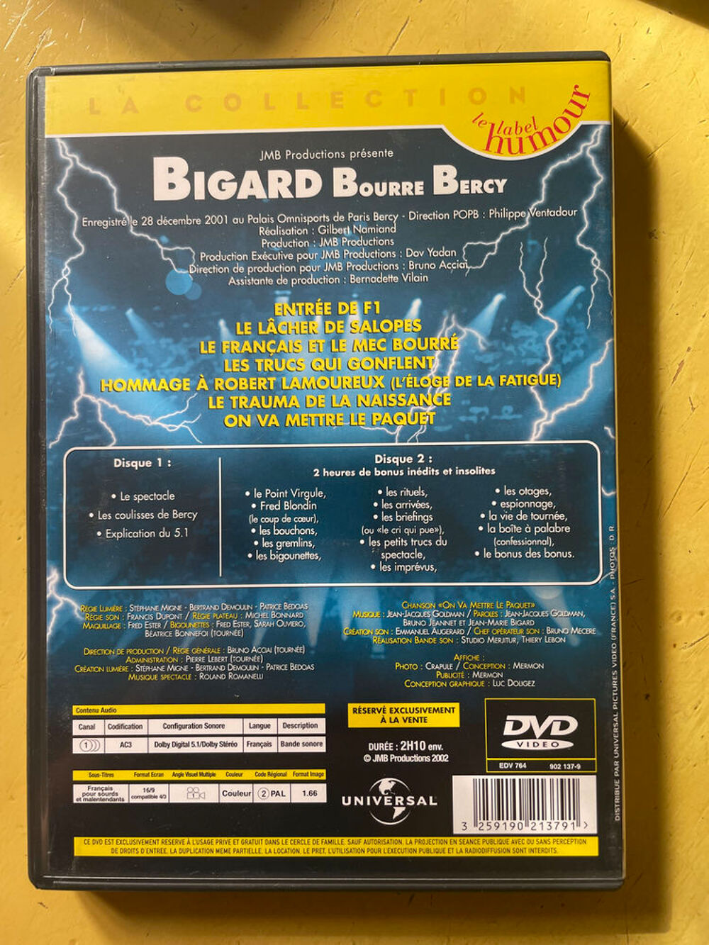 Coffret 2 DVD Jean-Marie Bigard - Bourre Bercy DVD et blu-ray