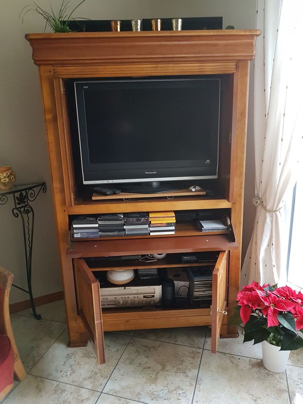 meuble TV en merisier massif Meubles