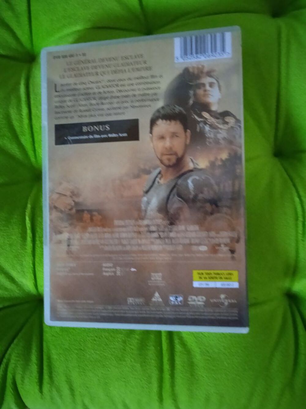 DVD Gladiator
2004 DVD et blu-ray