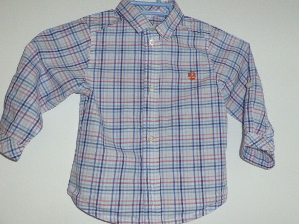 JACADI ensemble salopette chemise cardigan 18 mois Vêtements enfants