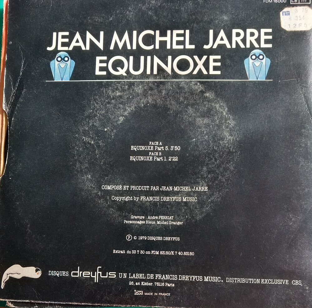 JEAN MICHEL JARRE / 2 X DISQUES VYNIL 45 TOURS / CD et vinyles