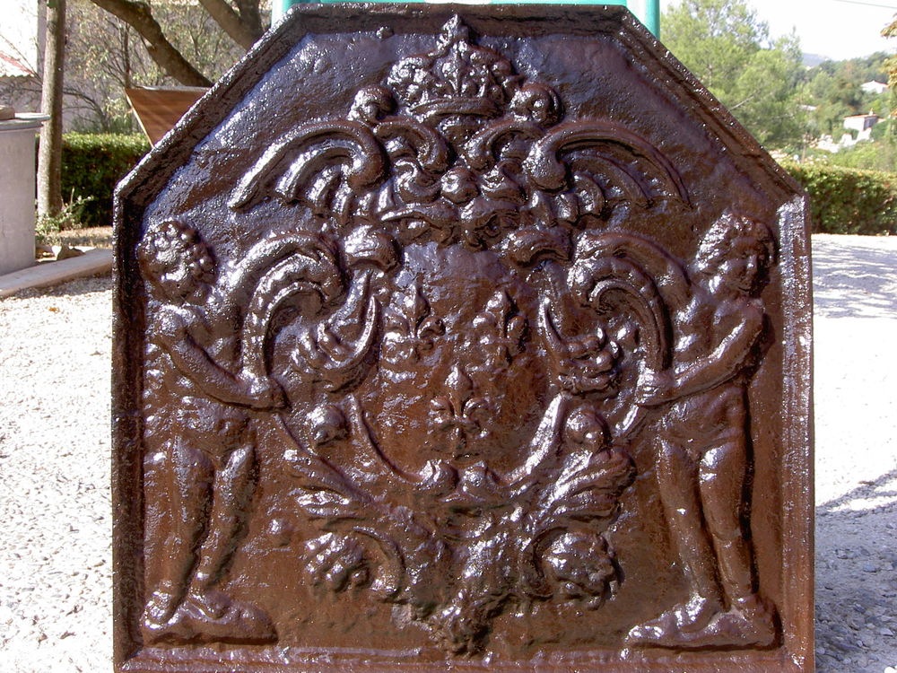 PLAQUE DE CHEMIN&Eacute;E LOUIS XVI Décoration