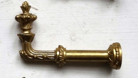 Vintage - CROCHETS RIDEAUX BRONZE MASSIF - belle qualité 58 Souppes-sur-Loing (77)