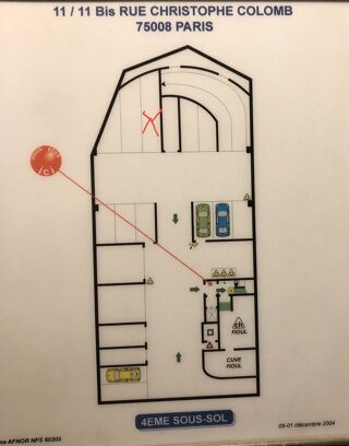  Parking / Garage à vendre 14 m² Paris