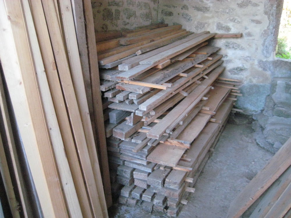Bois brut, planches et poutres de Douglas/ch&ecirc;ne Bricolage