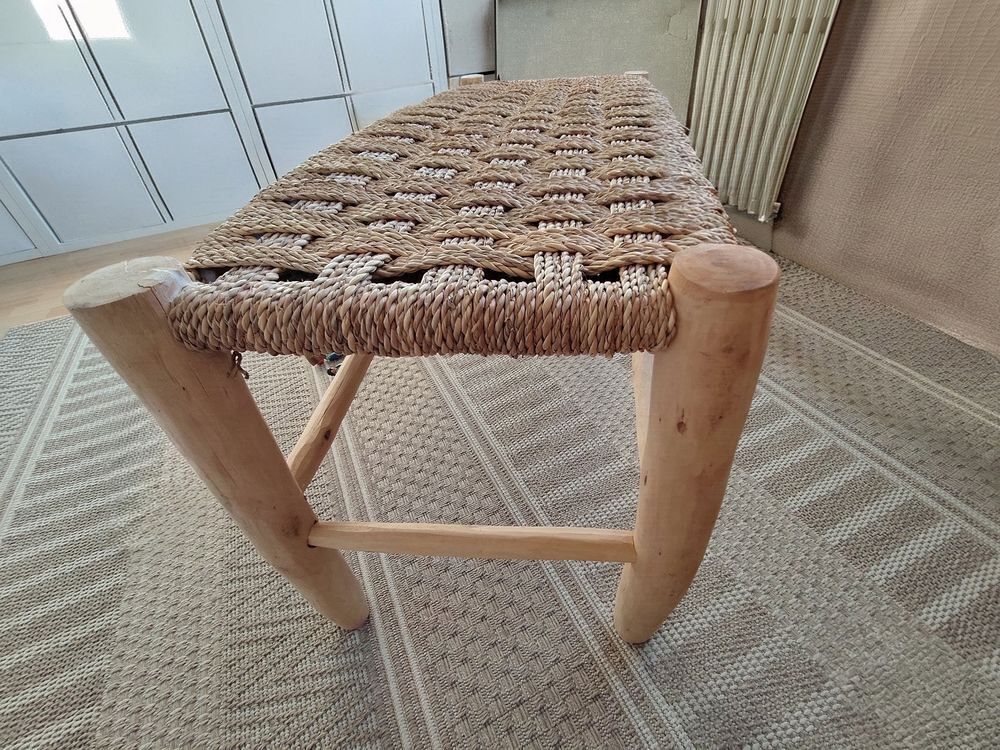 banc rotin marocain de chez Libitii Meubles