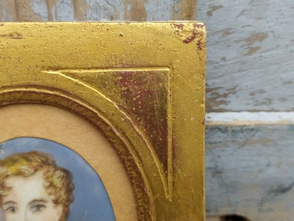 Peinture Miniature L'Aiglon Napol&eacute;on II Duc de Reichstadt 