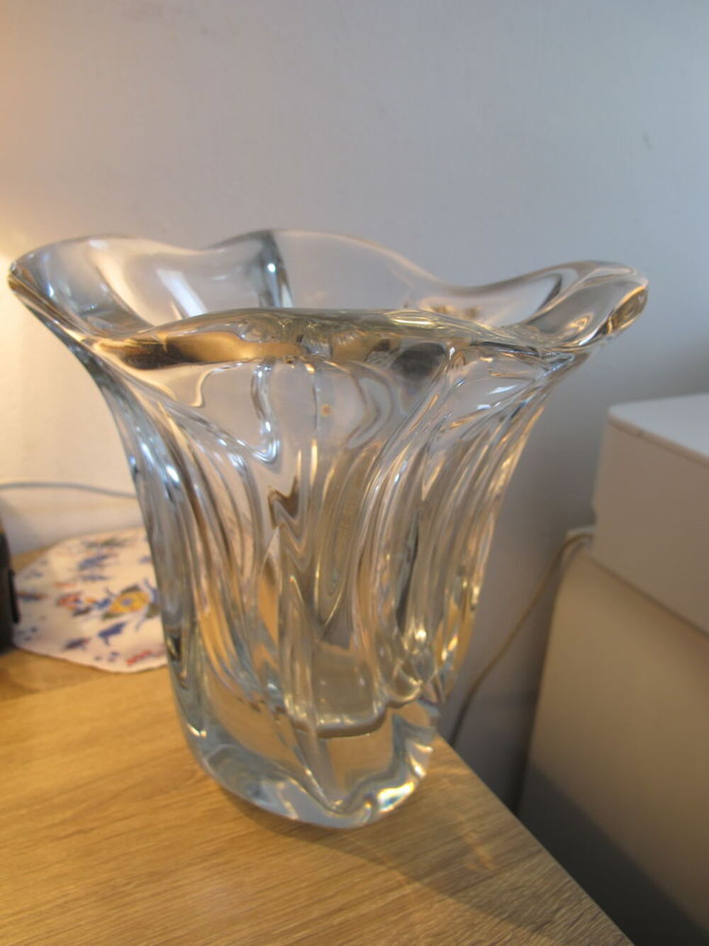 VASE HAUT CRISTAL DAUM Décoration