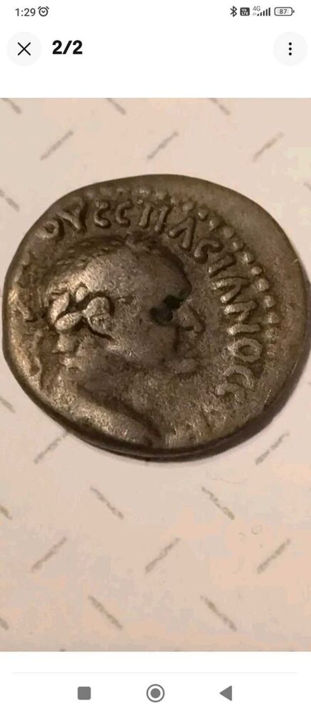 Hemidrachme de Vespasien en argent (69-79)Cesar&eacute;e Sublime &eacute;tat et rare 