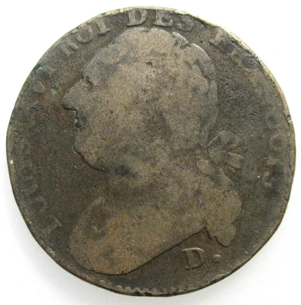 1793 D 12 deniers Lyon 