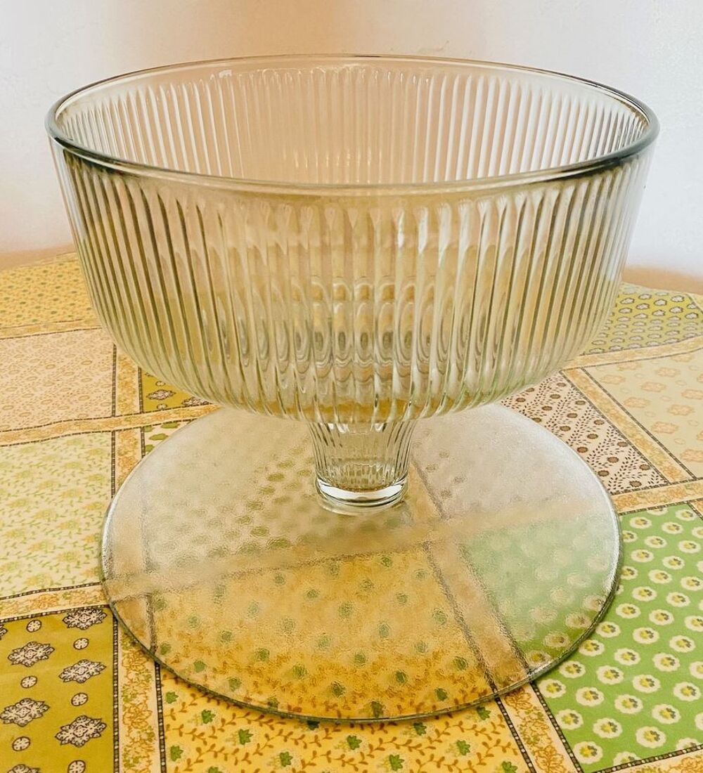 Cloche &agrave; gateaux en verre epais Anchor modele Monaco Décoration