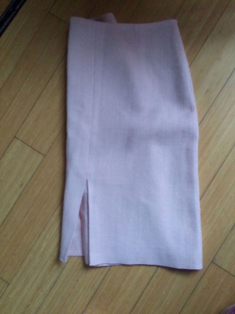 Jupe droite rose Paule KA T40 = 38 Vtements