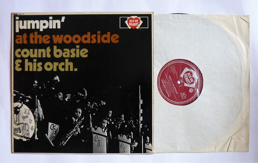 LP Count BASIE : Jumpin' at the Woodside - Ace of hearts CD et vinyles