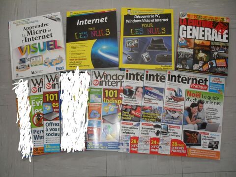 lot Livres et revues informatique internet pc micro Toul (54)