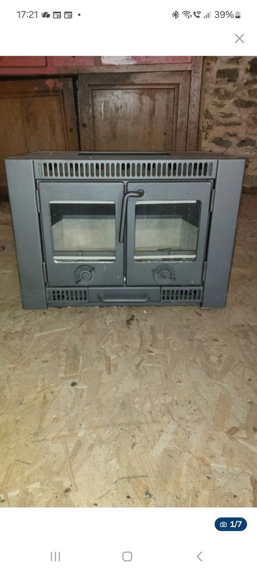  Insert &agrave; bois jamais servi Bricolage