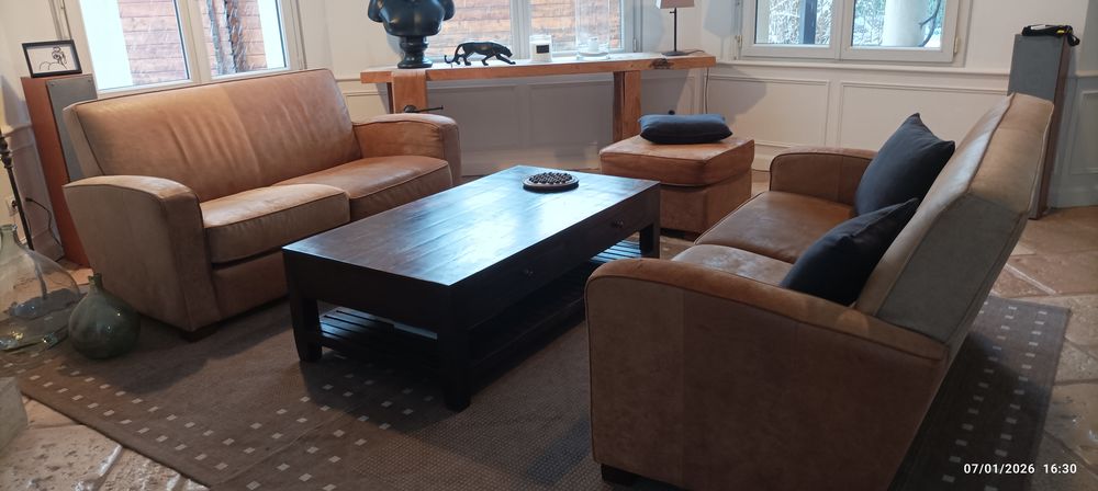 Canap&eacute;s cuir Meubles