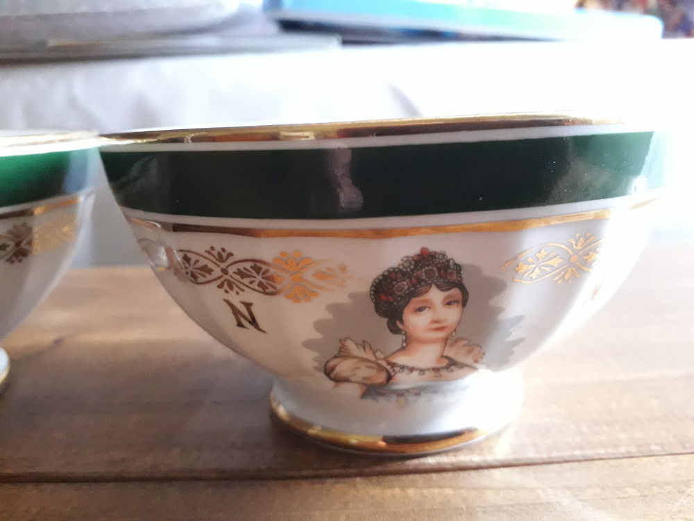 Petits bols en porcelaine : Napol&eacute;on et Jos&eacute;phine 