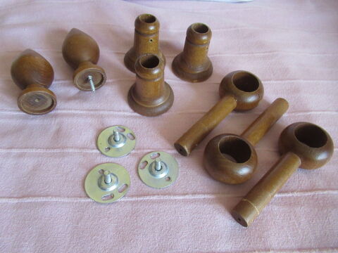 Supports de tringles � rideaux en bois - lot de 3 2 Livry-Gargan (93)